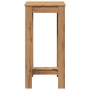 Mesa alta de bar madera ingeniería roble artisian 51x50x103,5cm en Mesas de comedor | Comprar online en Foru.es