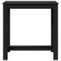 Mesa alta de bar madera ingeniería negra 102x50x103,5 cm en Mesas de comedor | Comprar online en Foru.es