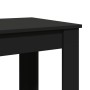 Mesa alta de bar madera ingeniería negra 102x50x103,5 cm en Mesas de comedor | Comprar online en Foru.es