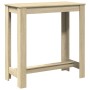 Mesa alta de bar madera ingeniería roble Sonoma 102x50x103,5 cm en Mesas de comedor | Comprar online en Foru.es