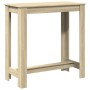 Mesa alta de bar madera ingeniería roble Sonoma 102x50x103,5 cm en Mesas de comedor | Comprar online en Foru.es