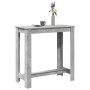 Mesa alta de bar madera ingeniería gris hormigón 102x50x103,5cm en Mesas de comedor | Comprar online en Foru.es