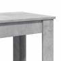 Mesa alta de bar madera ingeniería gris hormigón 102x50x103,5cm en Mesas de comedor | Comprar online en Foru.es