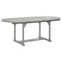 Juego de comedor para jardín 5 pzas madera maciza acacia gris de vidaXL, Conjuntos de jardín - Ref: Foro24-3057907, Precio: 5...