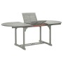 Juego de comedor para jardín 5 pzas madera maciza acacia gris de vidaXL, Conjuntos de jardín - Ref: Foro24-3057907, Precio: 5...