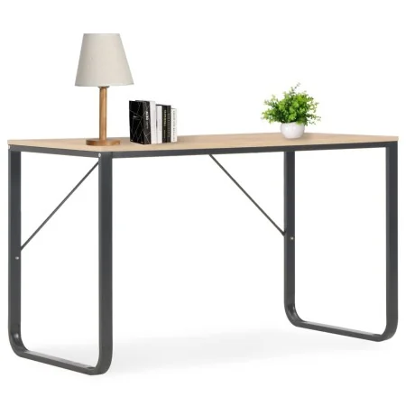 Escritorio para ordenador color roble y negro 120x60x73 cm de vidaXL, Escritorios - Ref: Foro24-20252, Precio: 120,98 €, Desc...