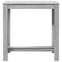 Mesa alta de bar madera ingeniería gris Sonoma 102x50x103,5 cm en Mesas de comedor | Comprar online en Foru.es