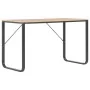Escritorio para ordenador color roble y negro 120x60x73 cm de vidaXL, Escritorios - Ref: Foro24-20252, Precio: 120,98 €, Desc...