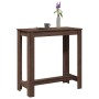 Mesa alta de bar madera ingeniería marrón roble 102x50x103,5 cm en Mesas de comedor | Comprar online en Foru.es