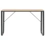 Escritorio para ordenador color roble y negro 120x60x73 cm de vidaXL, Escritorios - Ref: Foro24-20252, Precio: 120,98 €, Desc...