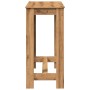 Mesa alta bar madera ingeniería roble artisian 102x50x103,5 cm en Mesas de comedor | Comprar online en Foru.es