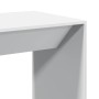 Mesa alta de bar madera de ingeniería blanca 51x50x103,5 cm en Mesas de comedor | Comprar online en Foru.es
