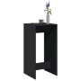 Mesa alta de bar madera de ingeniería negra 51x50x103,5 cm en Mesas de comedor | Comprar online en Foru.es