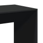 Mesa alta de bar madera de ingeniería negra 51x50x103,5 cm en Mesas de comedor | Comprar online en Foru.es