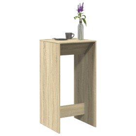 Mesa alta de bar madera ingeniería roble Sonoma 51x50x103,5 cm en Mesas de comedor | Comprar online en Foru.es