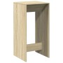 Mesa alta de bar madera ingeniería roble Sonoma 51x50x103,5 cm en Mesas de comedor | Comprar online en Foru.es