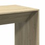 Mesa alta de bar madera ingeniería roble Sonoma 51x50x103,5 cm en Mesas de comedor | Comprar online en Foru.es