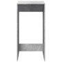 Mesa alta de bar madera ingeniería gris hormigón 51x50x103,5 cm en Mesas de comedor | Comprar online en Foru.es