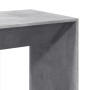 Mesa alta de bar madera ingeniería gris hormigón 51x50x103,5 cm en Mesas de comedor | Comprar online en Foru.es