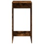 Mesa alta de bar madera ingeniería roble ahumado 51x50x103,5 cm en Mesas de comedor | Comprar online en Foru.es