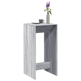 Mesa alta de bar madera ingeniería gris Sonoma 51x50x103,5 cm en Mesas de comedor | Comprar online en Foru.es