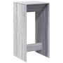 Mesa alta de bar madera ingeniería gris Sonoma 51x50x103,5 cm en Mesas de comedor | Comprar online en Foru.es