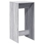 Mesa alta de bar madera ingeniería gris Sonoma 51x50x103,5 cm en Mesas de comedor | Comprar online en Foru.es