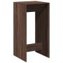Mesa alta de bar madera ingeniería marrón roble 51x50x103,5 cm en Mesas de comedor | Comprar online en Foru.es