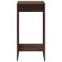 Mesa alta de bar madera ingeniería marrón roble 51x50x103,5 cm en Mesas de comedor | Comprar online en Foru.es