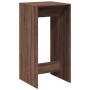 Mesa alta de bar madera ingeniería marrón roble 51x50x103,5 cm en Mesas de comedor | Comprar online en Foru.es