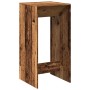 Mesa alta de bar madera de ingeniería envejecida 51x50x103,5 cm en Mesas de comedor | Comprar online en Foru.es