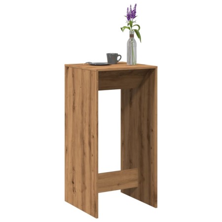 Mesa alta de bar madera ingeniería roble artisian 51x50x103,5cm en Mesas de comedor | Comprar online en Foru.es