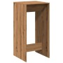 Mesa alta de bar madera ingeniería roble artisian 51x50x103,5cm en Mesas de comedor | Comprar online en Foru.es