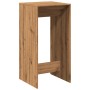 Mesa alta de bar madera ingeniería roble artisian 51x50x103,5cm en Mesas de comedor | Comprar online en Foru.es