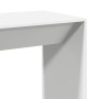 Mesa alta de bar madera ingeniería blanca 102x50x103,5 cm en Mesas de comedor | Comprar online en Foru.es