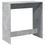 Mesa alta de bar madera ingeniería gris hormigón 102x50x103,5cm en Mesas de comedor | Comprar online en Foru.es