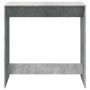 Mesa alta de bar madera ingeniería gris hormigón 102x50x103,5cm en Mesas de comedor | Comprar online en Foru.es