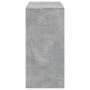 Mesa alta de bar madera ingeniería gris hormigón 102x50x103,5cm en Mesas de comedor | Comprar online en Foru.es
