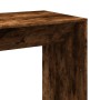 Mesa alta de bar madera ingeniería roble ahumado 102x50x103,5cm en Mesas de comedor | Comprar online en Foru.es