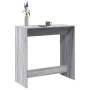 Mesa alta de bar madera ingeniería gris Sonoma 102x50x103,5 cm en Mesas de comedor | Comprar online en Foru.es