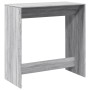 Mesa alta de bar madera ingeniería gris Sonoma 102x50x103,5 cm en Mesas de comedor | Comprar online en Foru.es