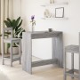 Mesa alta de bar madera ingeniería gris Sonoma 102x50x103,5 cm en Mesas de comedor | Comprar online en Foru.es