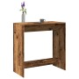 Mesa alta de bar madera ingeniería envejecida 102x50x103,5 cm en Mesas de comedor | Comprar online en Foru.es