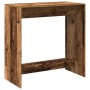 Mesa alta de bar madera ingeniería envejecida 102x50x103,5 cm en Mesas de comedor | Comprar online en Foru.es