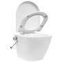 Inodoro WC de pared sin bordes cisterna oculta cerámica blanco de vidaXL, Baños - Ref: Foro24-3055348, Precio: 369,79 €, Desc...