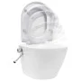 Inodoro WC de pared sin bordes cisterna oculta cerámica blanco de vidaXL, Baños - Ref: Foro24-3055348, Precio: 379,17 €, Desc...