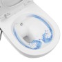 Inodoro WC de pared sin bordes cisterna oculta cerámica blanco de vidaXL, Baños - Ref: Foro24-3055348, Precio: 369,79 €, Desc...