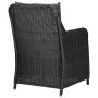 idaXL Juego de comedor de jardín 9 piezas ratán sintético negro de vidaXL, Conjuntos de jardín - Ref: Foro24-3057809, Precio:...