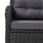 idaXL Juego de comedor de jardín 9 piezas ratán sintético negro de vidaXL, Conjuntos de jardín - Ref: Foro24-3057809, Precio:...