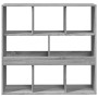 Estantería/divisor de espacios gris Sonoma 100x33x94,5 cm en Librerías y estanterías | Comprar online en Foru.es